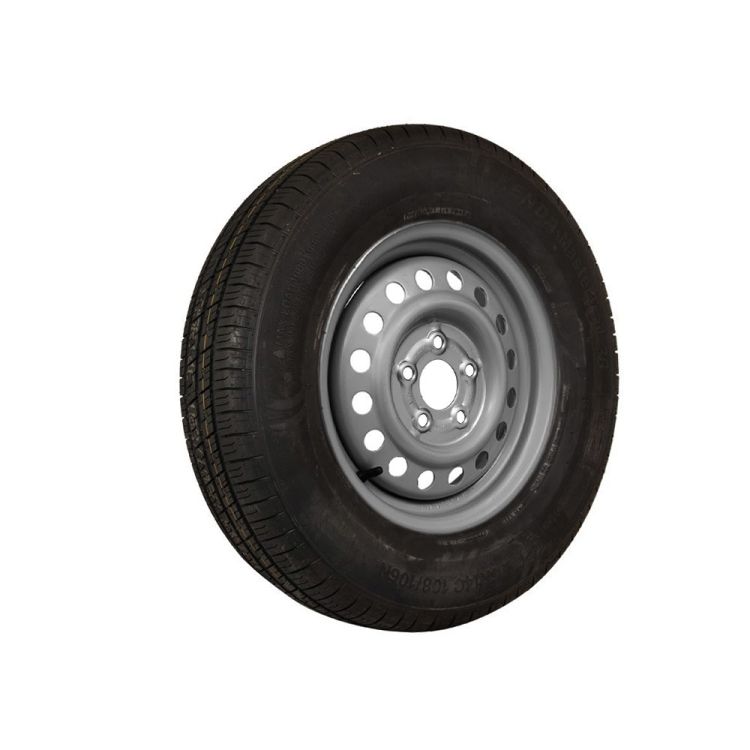 Wohnwagenrad 195/80 R14C Lochkreis 5x112 Kenda-Reifen mit Stahlfelge