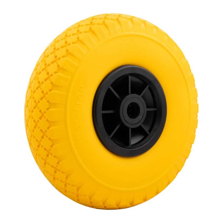 Hand truck wheel 3.00-4 anti-puncture PU (260x85) hub hole Ã˜ 20 mm