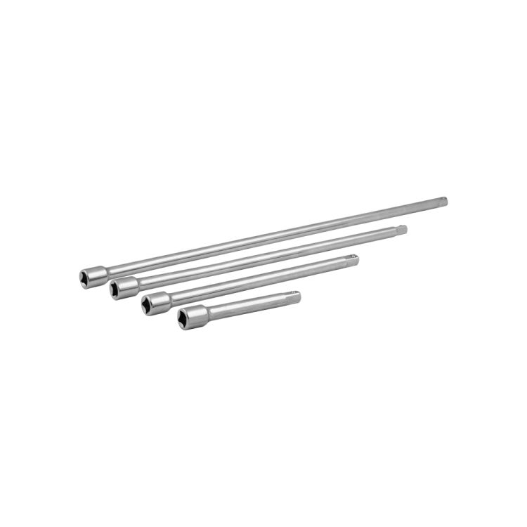 Extension pieces for socket set 1/4" 4-piece