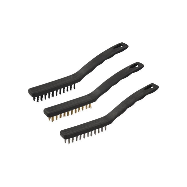 Wire brush set 3-piece