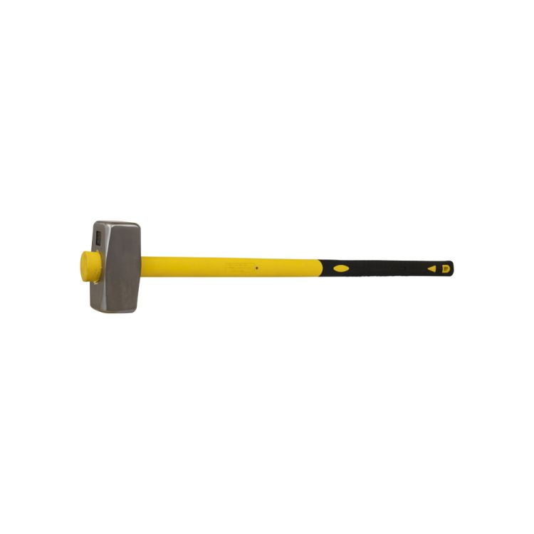 Vorschlaghammer quadratisch – 5 kg – Fiberglasstiel – TOPGEAR