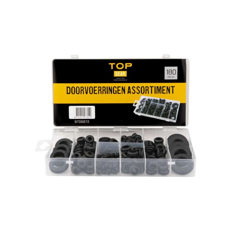 Grommet rings assortment 180 pieces TOPGEAR