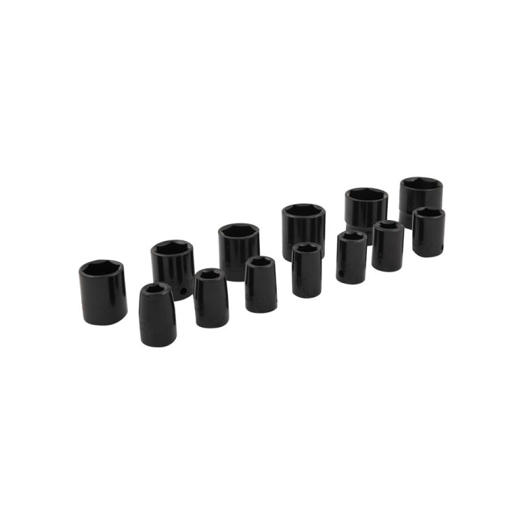 Impact socket set 1/2" 13-piece