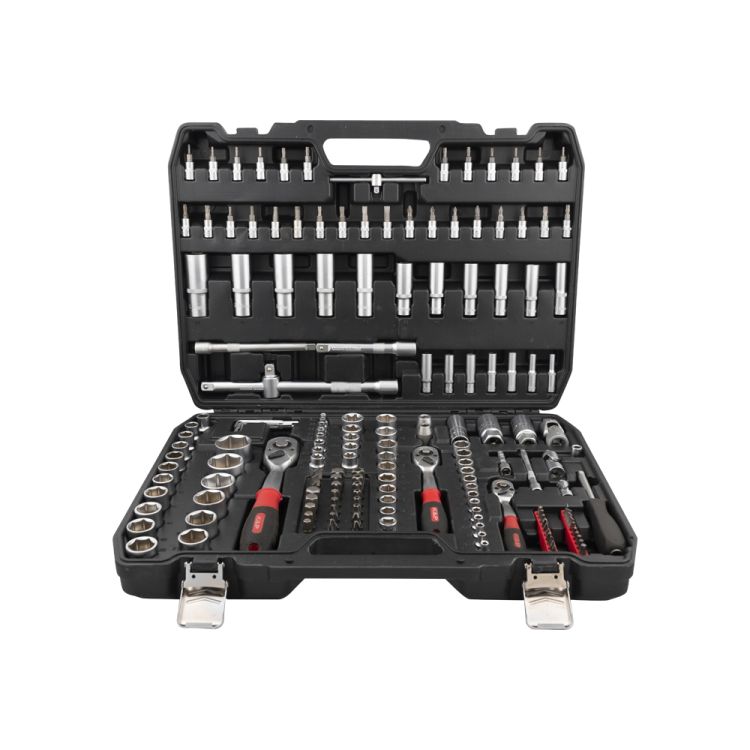 Socket box 171-piece 1/4" + 3/8" + 1/2"