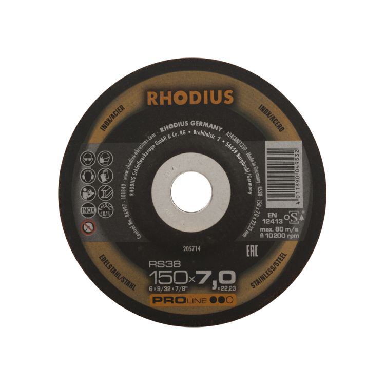 Grinding disc 150x7 mm - RHODIUS