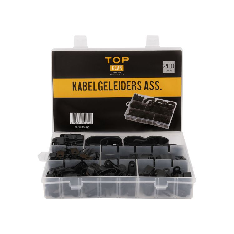 Cable guide assortment 200 pieces TOPGEAR