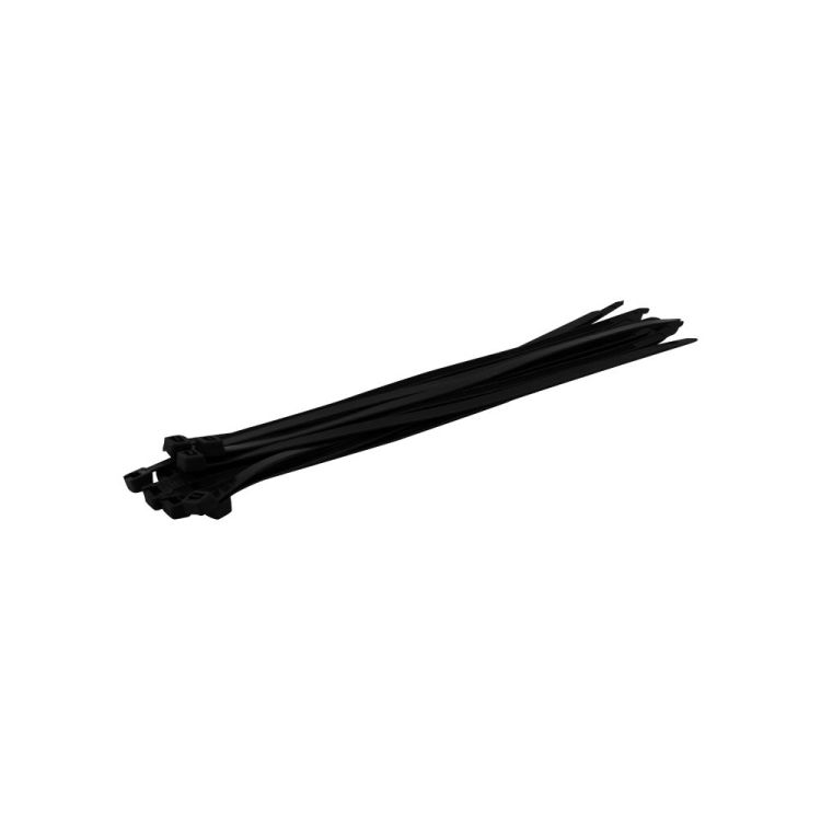 Tie wraps cable ties black 30 x 0.8 cm 100 pieces - TOPGEAR