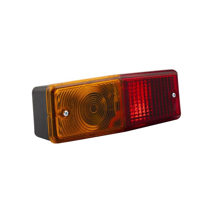 Taillight classic retro L=R 195 x 65 mm