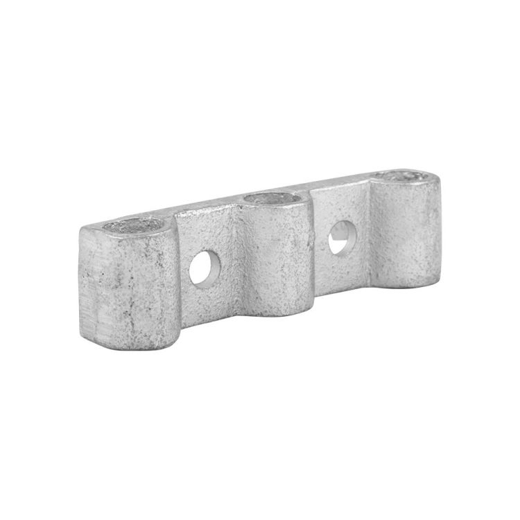Seitenwandhalter Metall – 3 Löcher à 15 mm