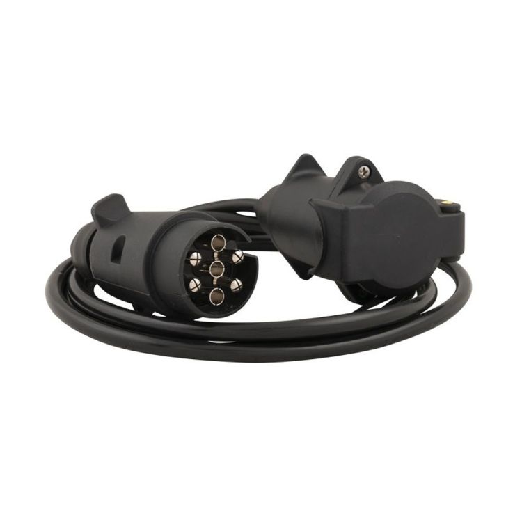 Verlängerungskabel 7-polig Stecker/Buchse 2 Meter 12V