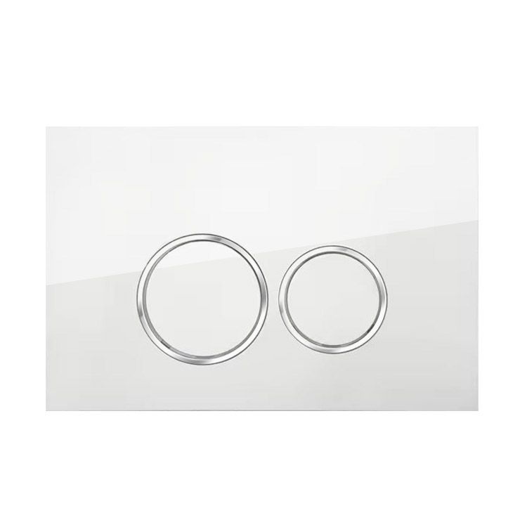 Control panel white gloss for Geberit Duofix UP320