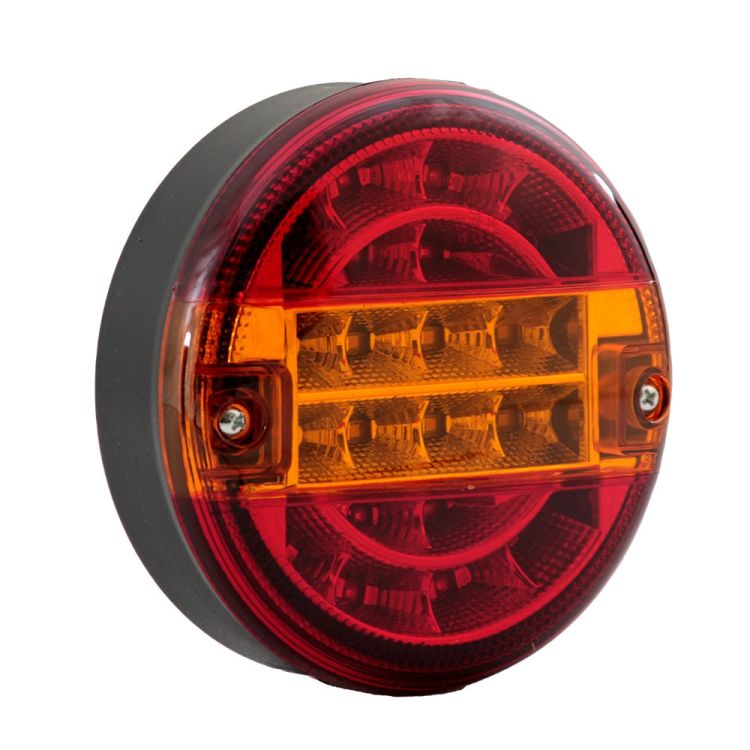 Rückleuchte Ø140 mm 14 LED 12–24V – TRAILERGEAR
