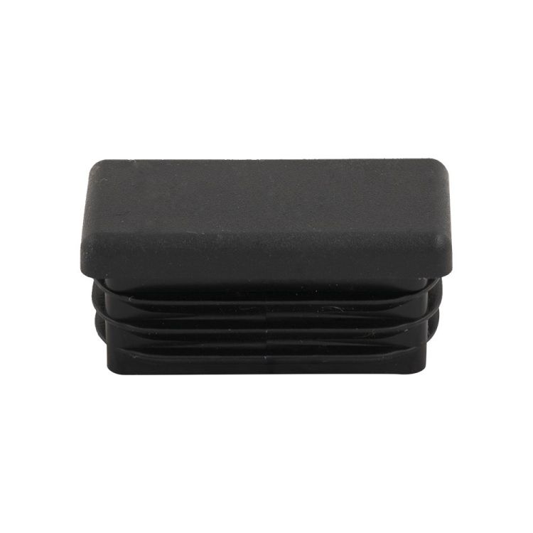 Einsteckkappe rechteckig 40 x 20 mm – schwarz