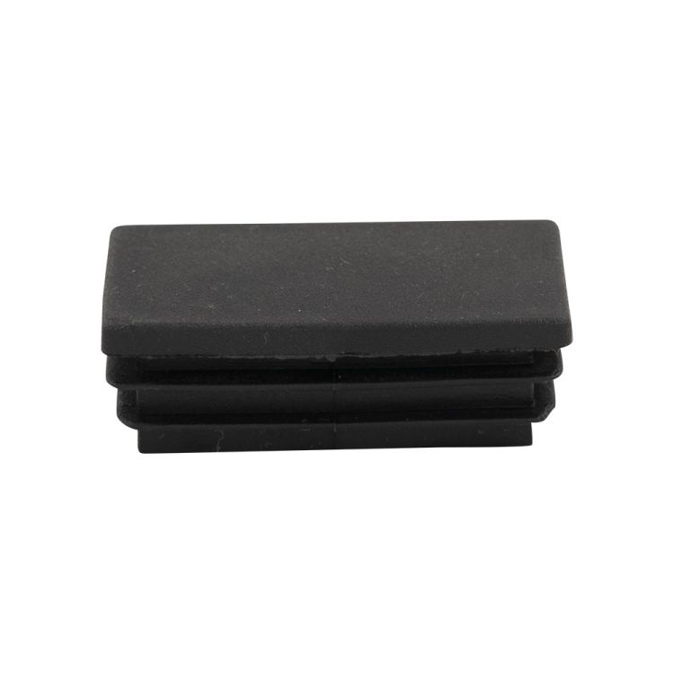 Einsteckkappe rechteckig 50 x 25 mm – schwarz