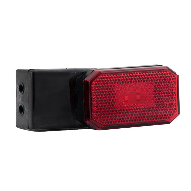 LED-Begrenzungsleuchte rot, geeignet für links oder rechts 12–24V