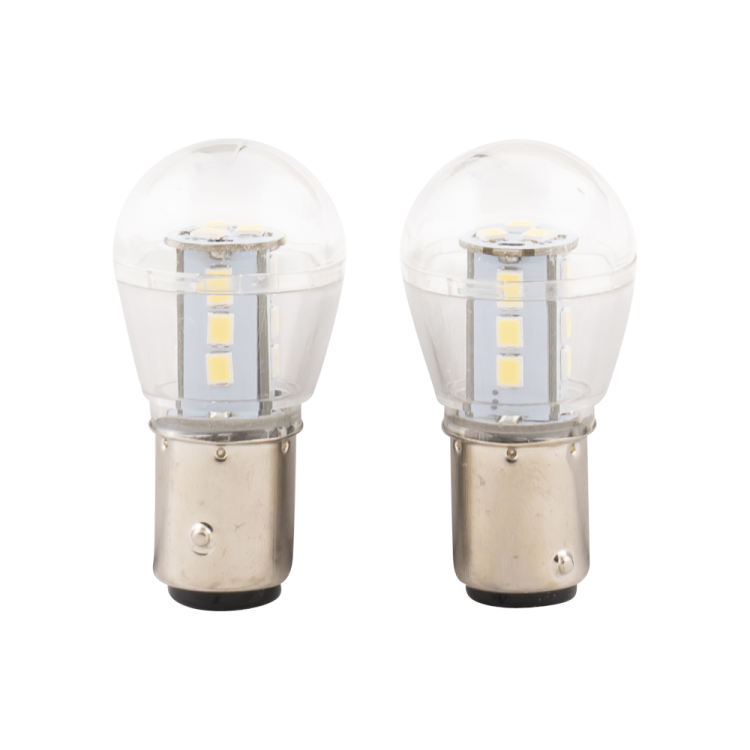 LED-Kugellampe 12V Set 2 Stück BA15D – TOPGEAR
