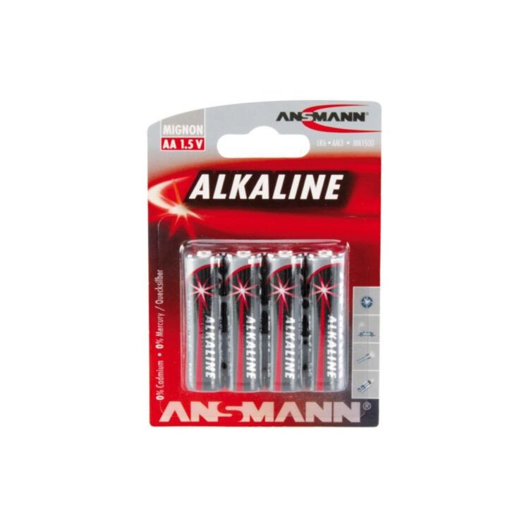 Alkaline Batterie AA LR6 4 Stück - Ansmann