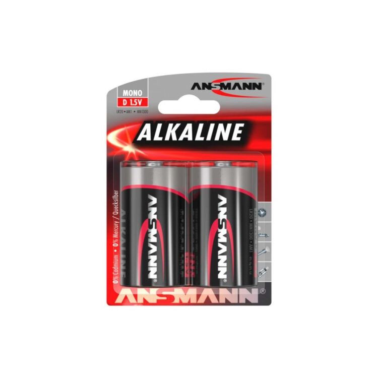 Alkaline Batterie LR20 2 Stück - Ansmann