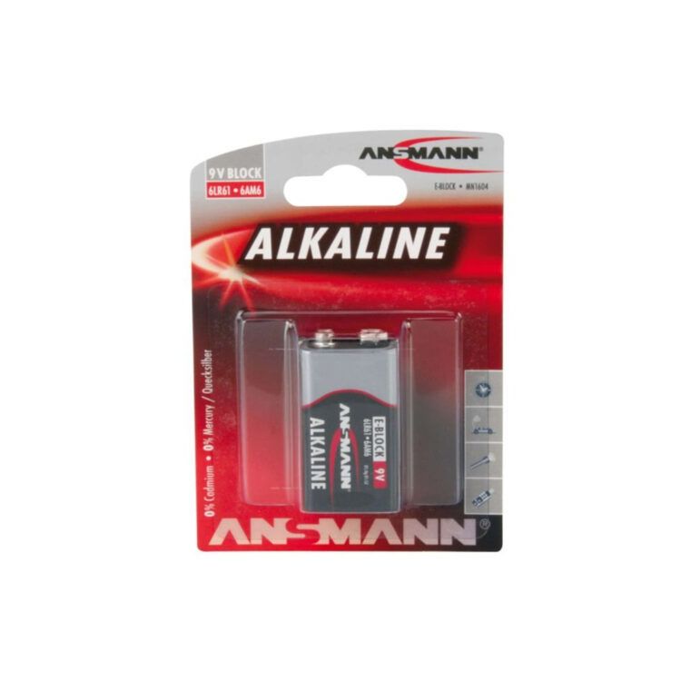 Alkaline Batterie 9 Volt 1 Stück - Ansmann