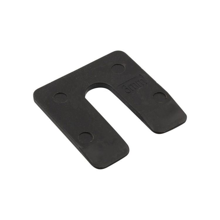 Ausgleichsplättchen 3 mm 20 Stück schwarz im Beutel - TOPGEAR