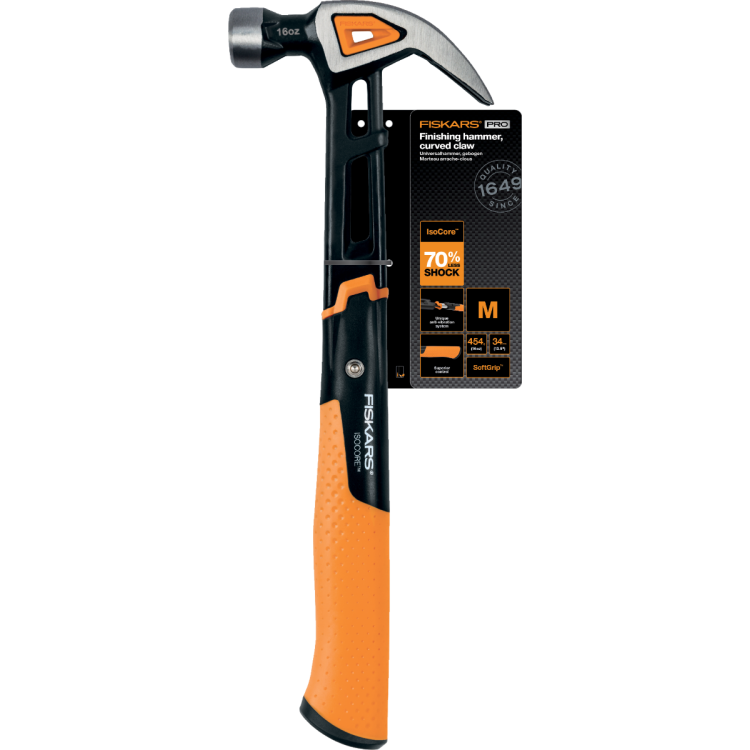 IsoCore Klauenhammer M - gebogen - FISKARS