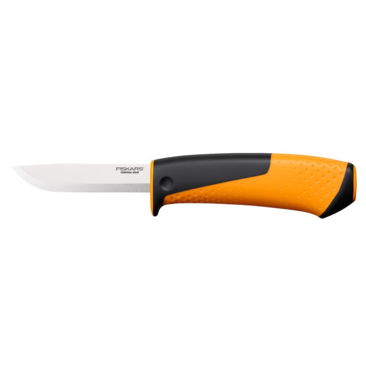 Universalmesser mit Schleifer (orange) - FISKARS
