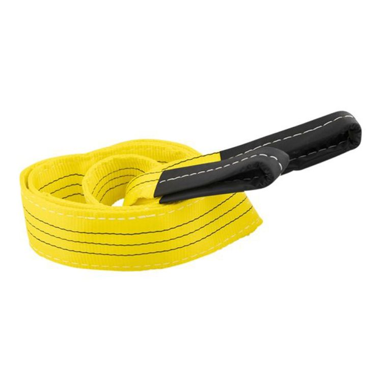 Hijsband 3 ton, geel, 3 meter, dubbel gelaagd, lussen - TRAILERGEAR 