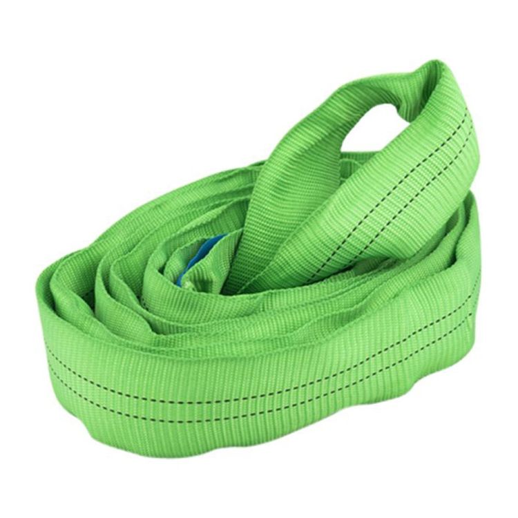 Rundschlinge 2 Tonnen, grün, 2 Meter, endloses Hebeband - TRAILERGEAR
