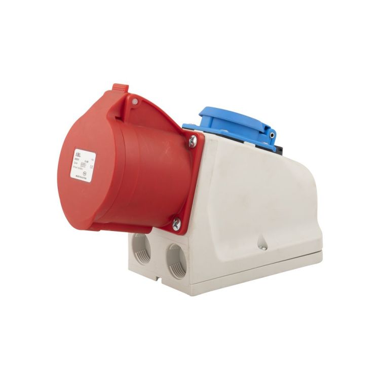Kombi-Steckdose 32A 5-polig + Steckdose 230V