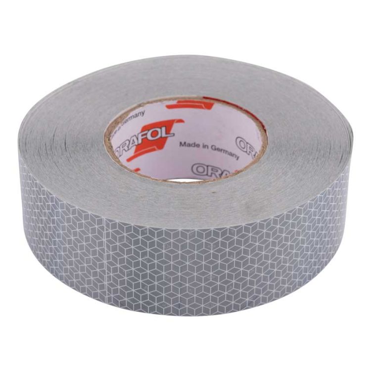 Reflective tape 50 m gray