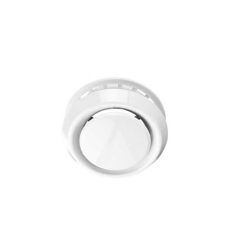 Air valve plastic white Ø100 mm