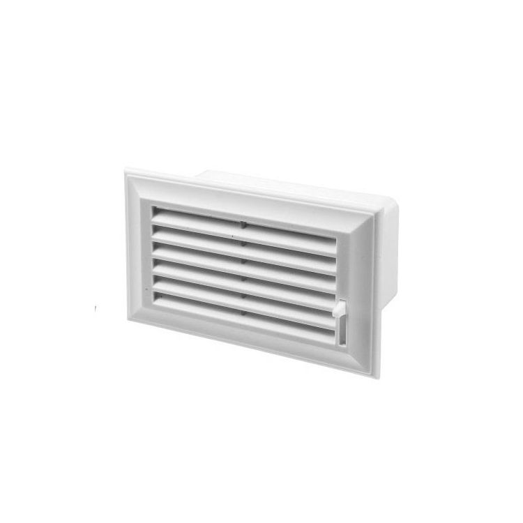 Ventilation duct flat 110x54 mm PVC wall grille