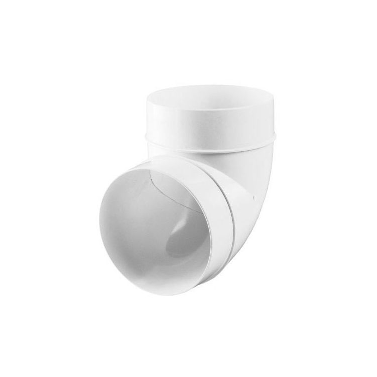 Ventilation tube Ø 125 mm 90° bend