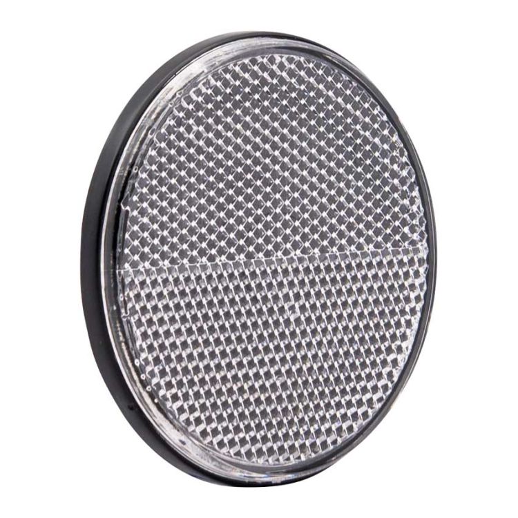 Reflector white round 70 mm