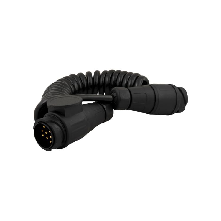 Spiral cable 13 pin plug