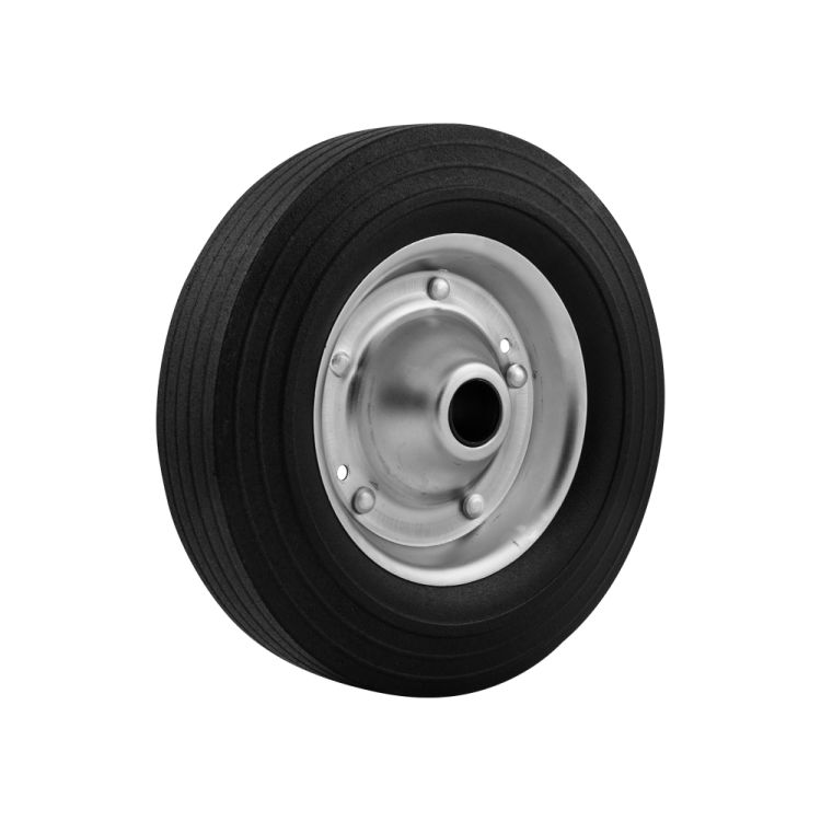 Separate wheel for nose wheel with steel rim