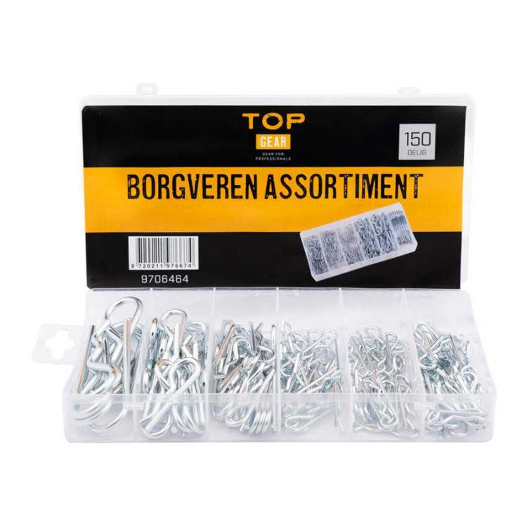 Circlips assortment 150 pieces - TOPGEAR