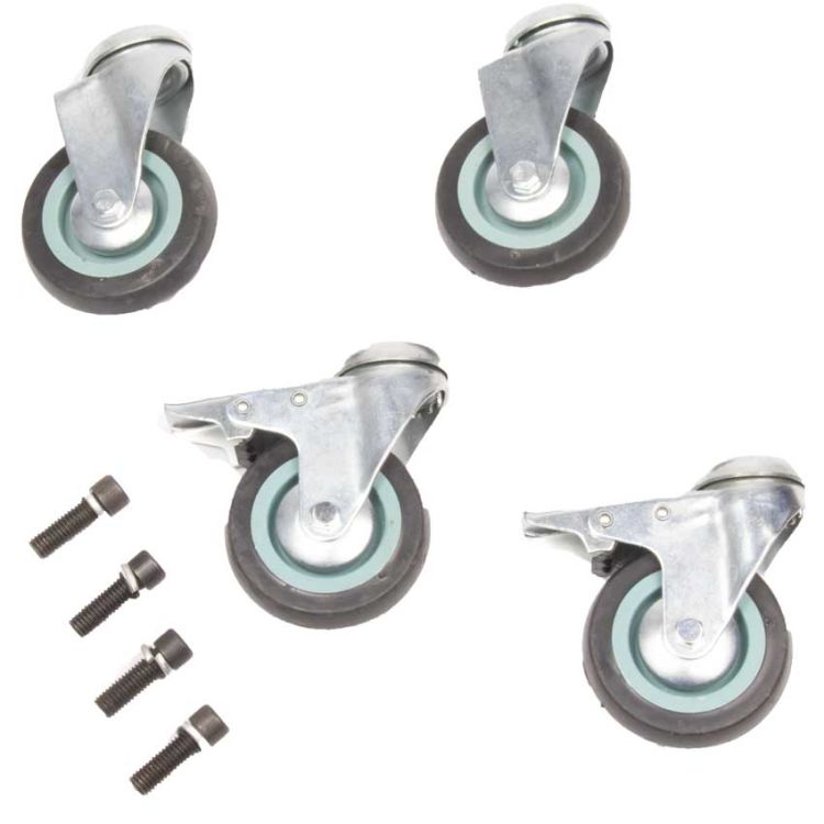 Wheel for aluminum box set of 4 pieces