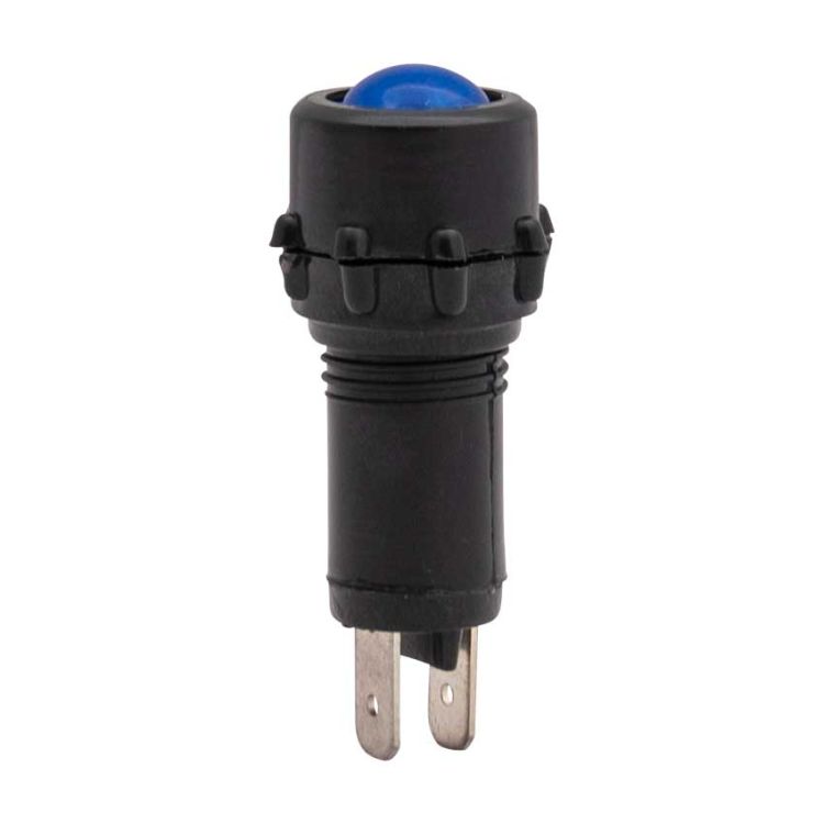 Indicator light LED blue 12V