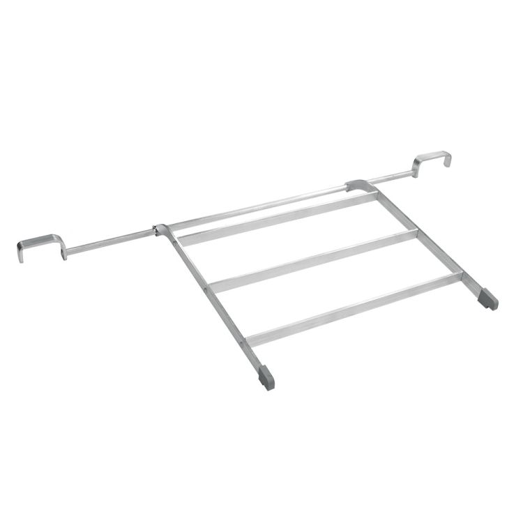 Aluminium hinged grid for stainless steel sink