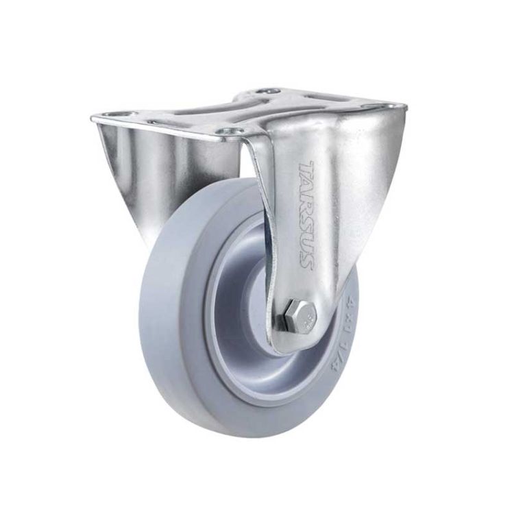 Fixed castor 125 mm TPE TARSUS Extra quiet