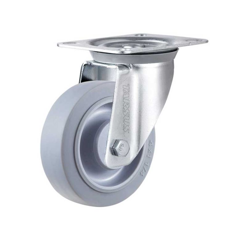 Swivel wheel 100 mm TPE TARSUS Extra quiet