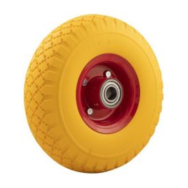 Hand truck wheel 3.00-4 anti-puncture PU (260x85) hub hole Ã˜ 20 mm
