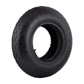 Schlauch und Reifen 4.80/4.00-8 Blockprofil Ventil T13 Schubkarre Go-Kart