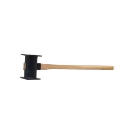 Metal garden hammer with handle 90 cm