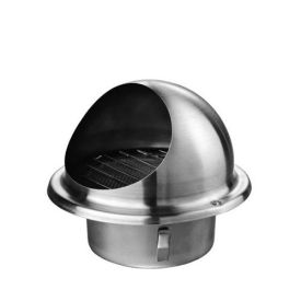 Bull nose grille stainless steel for Ø150 mm