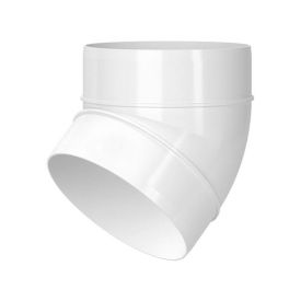 Ventilation tube Ø 125 mm 45° bend