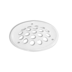 Furniture grid round steel white Ø50 mm