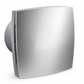 Badlüfter mit feuchtigkeitssensor und nachlauf 100 mm Aluminium LEISE