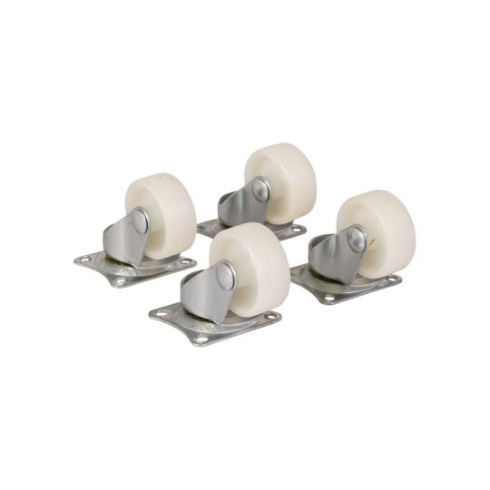 Castors 32 mm white - set of four